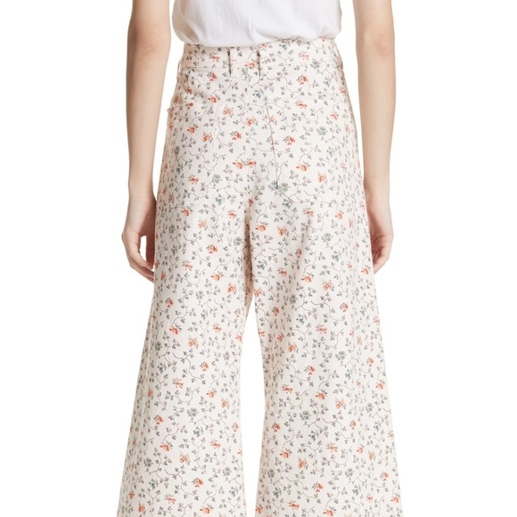 Rebecca Taylor Vine Print Twill Pant 